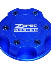 ZSPEC Design Billet Oil Filler Blue Cap w/ Blue Titanium Accents Nissan | Infiniti | Datsun                                     - 00843612115300 - Image 6