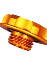 ZSPEC Design Billet Oil Filler Orange-Gold Cap w/ Gold Titanium Accents Nissan | Infiniti | Datsun                                     - 00843612115409 - Image 6