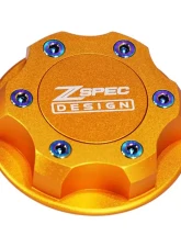ZSPEC Design Billet Oil Filler Orange-Gold Cap w/ Burned Titanium Accents Nissan | Infiniti | Datsun                                     - 00843612115355 - Image 7