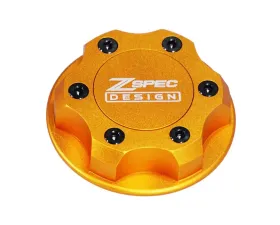 ZSPEC Design Billet Oil Filler Orange-Gold Cap w/ Black Titanium Accents Nissan | Infiniti | Datsun