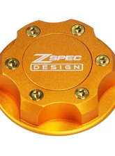 ZSPEC Design Billet Oil Filler Orange-Gold Cap w/ Gold Titanium Accents Nissan | Infiniti | Datsun                                     - 00843612115409 - Image 7