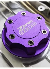 ZSPEC Design Billet Oil Filler Purple Cap w/ Black Titanium Accents Nissan | Infiniti | Datsun                                     - 00843612115430 - Image 4