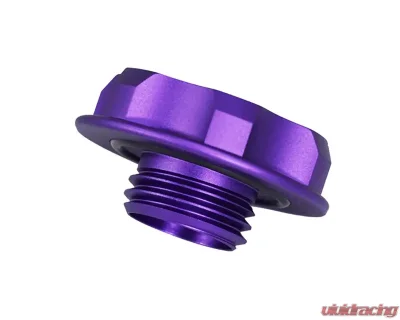 ZSPEC Design Billet Oil Filler Purple Cap w/ Red Titanium Accents Nissan | Infiniti | Datsun - 00843612115454