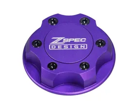 ZSPEC Design Billet Oil Filler Purple Cap w/ Black Titanium Accents Nissan | Infiniti | Datsun