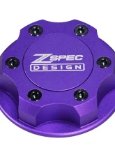 ZSPEC Design Billet Oil Filler Purple Cap w/ Black Titanium Accents Nissan | Infiniti | Datsun                                     - 00843612115430 - Image 6