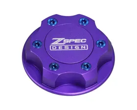 ZSPEC Design Billet Oil Filler Purple Cap w/ Blue Titanium Accents Nissan | Infiniti | Datsun