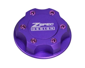 ZSPEC Design Billet Oil Filler Purple Cap w/ Purple Titanium Accents Nissan | Infiniti | Datsun