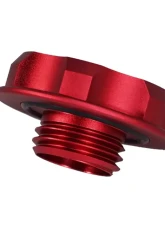 ZSPEC Design Billet Oil Filler Red Cap w/ Burned Titanium Accents Nissan | Infiniti | Datsun                                     - 00843612115492 - Image 5