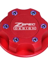 ZSPEC Design Billet Oil Filler Red Cap w/ Burned Titanium Accents Nissan | Infiniti | Datsun                                     - 00843612115492 - Image 12