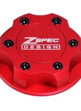 ZSPEC Design Billet Oil Filler Red Cap w/ Black Titanium Accents Nissan | Infiniti | Datsun                                     - 00843612115508 - Image 12