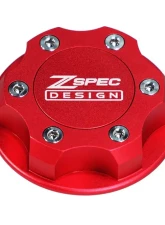 ZSPEC Design Billet Oil Filler Red Cap w/ Silver Titanium Accents Nissan | Infiniti | Datsun                                     - 00843612115539 - Image 12