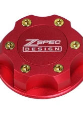 ZSPEC Design Billet Oil Filler Red Cap w/ Gold Titanium Accents Nissan | Infiniti | Datsun                                     - 00843612115546 - Image 12