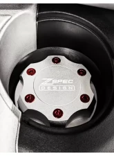 ZSPEC Design Billet Oil Filler Silver Cap w/ Black Titanium Accents Nissan | Infiniti | Datsun                                     - 00843612115577 - Image 9