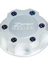 ZSPEC Design Billet Oil Filler Silver Cap w/ Burned Titanium Accents Nissan | Infiniti | Datsun                                     - 00843612115560 - Image 11