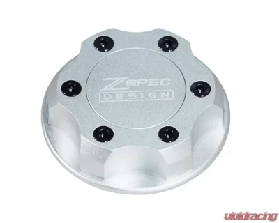 ZSPEC Design Billet Oil Filler Silver Cap w/ Black Titanium Accents Nissan | Infiniti | Datsun - 00843612115577