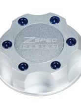 ZSPEC Design Billet Oil Filler Silver Cap w/ Blue Titanium Accents Nissan | Infiniti | Datsun                                     - 00843612115584 - Image 11