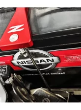 ZSPEC Design Purple No Etch Billet Battery Hold Down/Bracket w/ Stainless & Z Logo Hardware Nissan Z32 300ZX 1990-1996                                     - 00843612106902 - Image 3