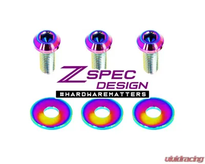 Zspec Design Silver Titanium Crank Angle Sensor Bolts Nissan