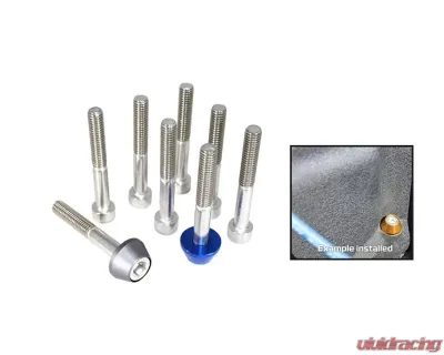 ZSPEC Design Bright Silver Stainless & Billet Valve Cover Fasteners Nissan | Datsun L-Series Engine - 00843612118585