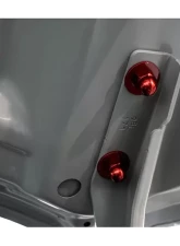 ZSPEC Design Silver Titanium Stage 2 Engine Bay Fastener Kit w/ Red Washers Nissan Frontier D41 2022+                                     - 00843612118813 - Image 13