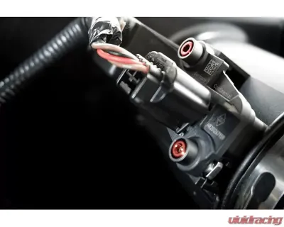 ZSPEC Design Silver Titanium Stage 2 Engine Bay Fastener Kit w/ Red Washers Nissan Frontier D41 2022+ - 00843612118813