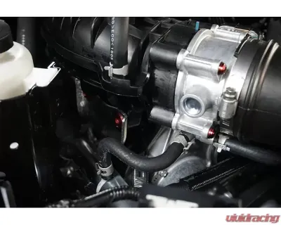 ZSPEC Design Silver Titanium Stage 2 Engine Bay Fastener Kit w/ Red Washers Nissan Frontier D41 2022+ - 00843612118813