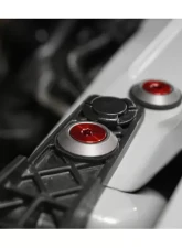 ZSPEC Design Silver Titanium Stage 2 Engine Bay Fastener Kit w/ Red Washers Nissan Frontier D41 2022+                                     - 00843612118813 - Image 5