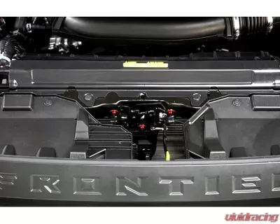 ZSPEC Design Silver Titanium Stage 2 Engine Bay Fastener Kit w/ Red Washers Nissan Frontier D41 2022+ - 00843612118813