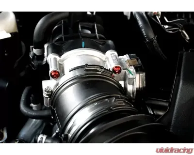 ZSPEC Design Silver Titanium Stage 2 Engine Bay Fastener Kit w/ Red Washers Nissan Frontier D41 2022+ - 00843612118813