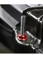 ZSPEC Design Silver Titanium Stage 2 Engine Bay Fastener Kit w/ Red Washers Nissan Frontier D41 2022+                                     - 00843612118813 - Image 9