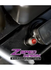 ZSPEC Design Gold Titanium & Billet Stage 2 Dress-Up Bolts Fastener Kit w/ Silver Washers Nissan Frontier D40 2005-2021                                     - 00843612119582 - Image 3