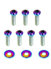 ZSPEC Design Black Dress-Up Bolts Fastener Kit Nissan 300ZX Z32 Super Hicas Pump 1990-1996                                     - 00843612120090 - Image 2