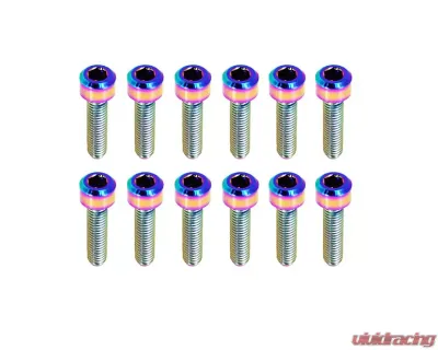 ZSPEC Design Blue Titanium Fuel Injector Fastener Kit Nissan 300ZX Z32 1990-1996 - 00843612120175
