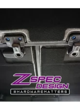 ZSPEC Design Black Titanium & Billet Interior Dress-Up Bolts Fastener Kit w/ Blue Washers Ford Bronco 2.7L 2021+                                     - 00843612120359 - Image 11