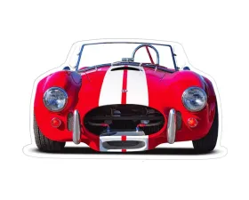 ZSPEC Design Ford Shelby Cobra Red Sports Car Vinyl Decal/Sticker