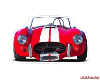 ZSPEC Design Ford Shelby Cobra Red Sports Car Vinyl Decal/Sticker - 00843612122926