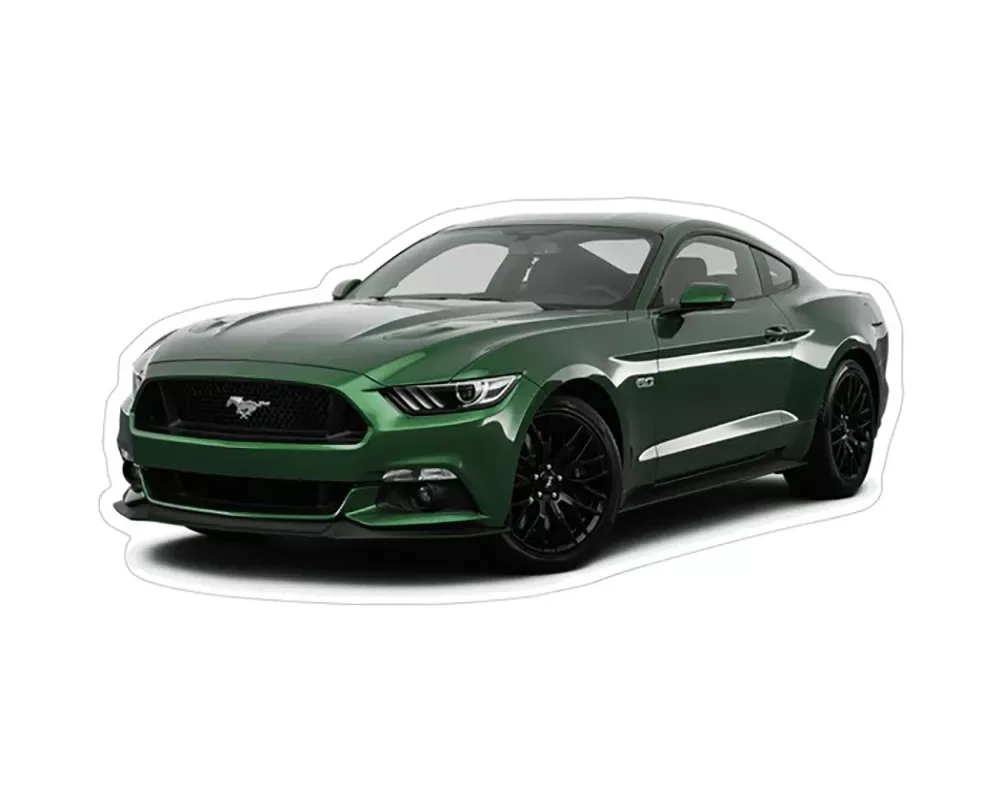 ZSPEC Design Ford Mustang S197 Green Sports Car Vinyl Decal/Sticker 00843612123145 - 00843612123145
