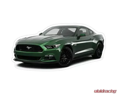ZSPEC Design Ford Mustang S197 Green Sports Car Vinyl Decal/Sticker 00843612123145 - 00843612123145