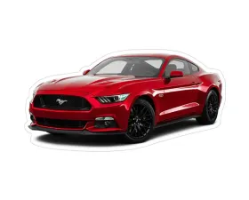 ZSPEC Design Ford Mustang S197 Red Sports Car Vinyl Decal/Sticker