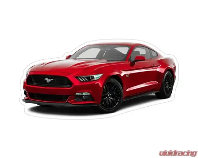ZSPEC Design Ford Mustang S197 Red Sports Car Vinyl Decal/Sticker - 00843612123152
