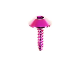 ZSPEC Design Purple Titanium Grade-5 Coarse M4x16mm Fastener
