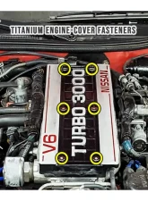 ZSPEC Design Black Grade-5 Titanium Engine-Cover Fastener Nissan 300ZX Z31 1984-1989                                     - 00843612124036 - Image 3
