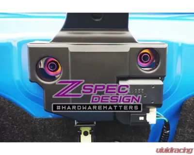 ZSPEC Design Burned Titanium Trunk Area Fastener Kit Toyota GR86 | Subaru BRZ 2022+ - 00843612124142