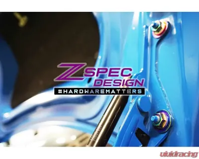 ZSPEC Design Burned Titanium Trunk Area Fastener Kit Toyota GR86 | Subaru BRZ 2022+ - 00843612124142