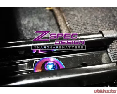 ZSPEC Design Blue Titanium Front Seats Fastener Kit Toyota GR86 | Subaru BRZ 2022+ - 00843612124234
