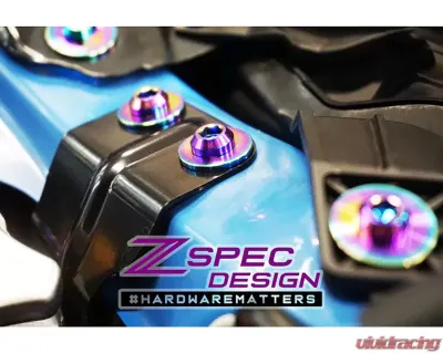 ZSPEC Design Gold Titanium Stage 2 Dress-Up Bolts Fastener Kit Toyota GR86 | Subaru BRZ 2022+ - 00843612124333