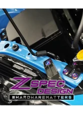 ZSPEC Design Gold Titanium Stage 2 Dress-Up Bolts Fastener Kit Toyota GR86 | Subaru BRZ 2022+                                     - 00843612124333 - Image 3