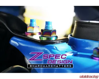 ZSPEC Design Gold Titanium Stage 2 Dress-Up Bolts Fastener Kit Toyota GR86 | Subaru BRZ 2022+ - 00843612124333