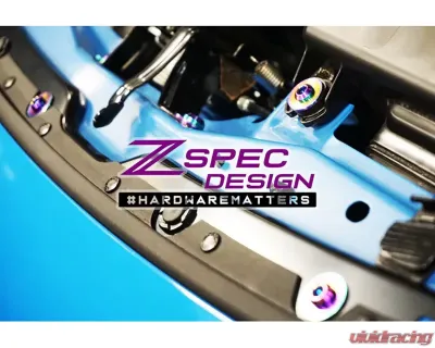 ZSPEC Design Gold Titanium Stage 2 Dress-Up Bolts Fastener Kit Toyota GR86 | Subaru BRZ 2022+ - 00843612124333