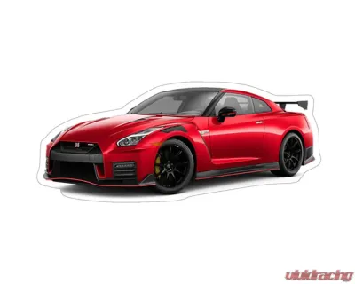 ZSPEC Design 4.8x2 inch Nissan GTR R35 Red Car Vinyl Decal/Sticker - 00843612124722